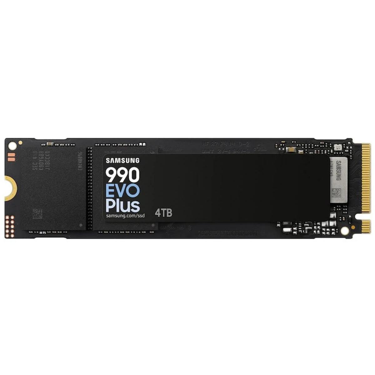 Samsung 990 EVO PLUS 4TB PCIe 4.0 NVMe M.2 SSD w/ Samsung V-NAND TLC Memory -Sequential Read/Write Up (7250/6300 MB/s) Samsung 990 EVO PLUS 4TB PCIe 4.0 NVMe M.2 SSD w/ Samsung V-NAND TLC Memory -Sequential Read/Write Up (7250/6300 MB/s)