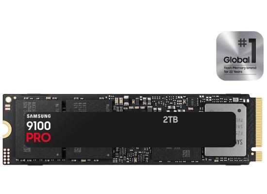 Samsung 9100 PRO 2TB PCIe 5.0 NVMe M.2 SSD-Sequential Read/Write (14700/13400 MB/s)