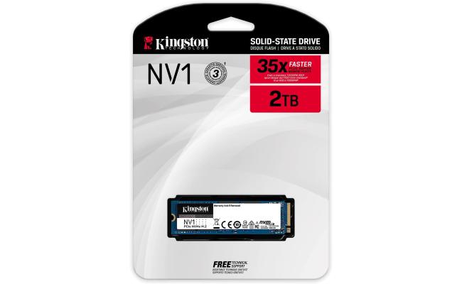 Kingston NV1 2TB M.2 NVMe PCIe SSD Ideal for laptops & Small Form Factor PCs