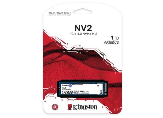 Kingston NV2 1TB M.2 NVMe PCIe 4.0, GEN 4 SSD Up To 3500/2100 MB/s Read/Write