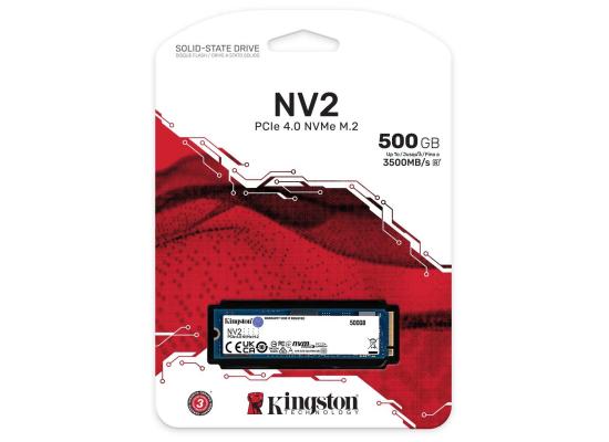 Kingston NV2 500GB M.2 NVMe PCIe 4.0, GEN 4 SSD Up To 3500/2100 MB/s Read/Write
