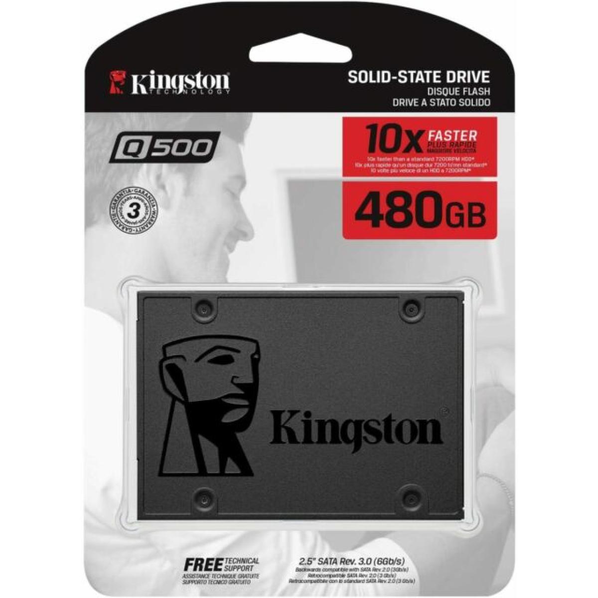 Kingston Q500 2.5 SSD 480GB SATA 3 2.5Inch | Q500 SSD | OS | Jordan