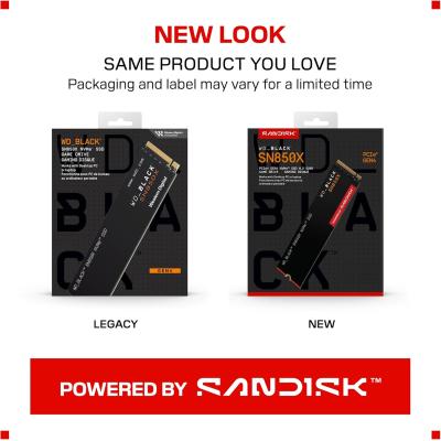 WD BLACK SN850X 1TB PCIe 4.0 NVMe M.2 SSD-Sequential Read/Write (7300/6300 MB/s)