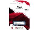 Kingston NV3 500GB M.2 NVMe PCIe 4.0, GEN 4 SSD Up To 5000/3000 MB/s Read/Write