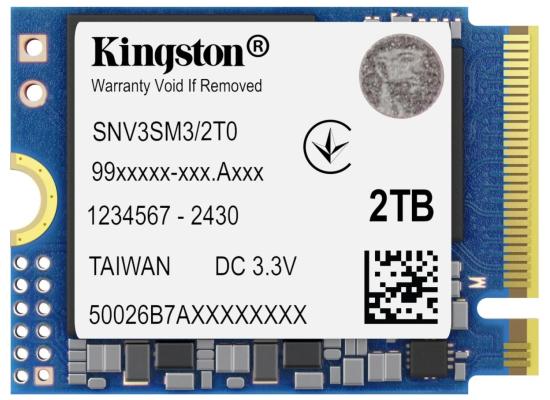 Kingston NV3 2TB Mini M.2 NVMe PCIe 4.0, GEN 4 SSD Up To 6000/5000 MB/s Read/Write