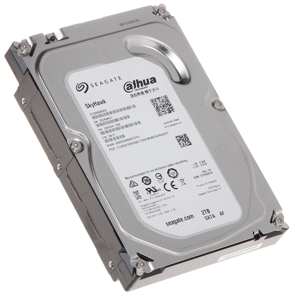 SEAGATE SkyHawk 2TB 5400 RPM SATA Surveillance 3.5 Hard Drive