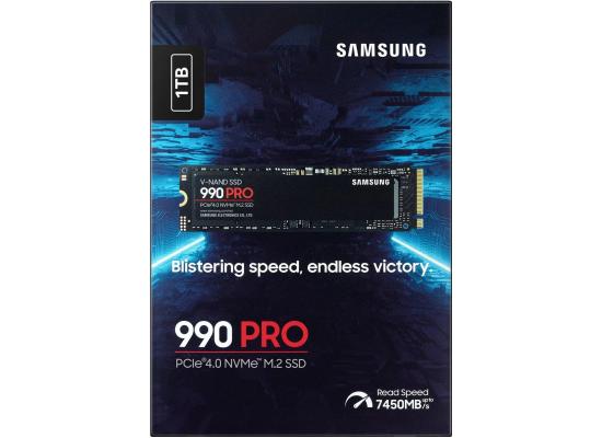 Samsung 990 PRO 1TB PCIe 4.0 NVMe M.2 SSD-Sequential Read/Write (7450/6900 MB/s)