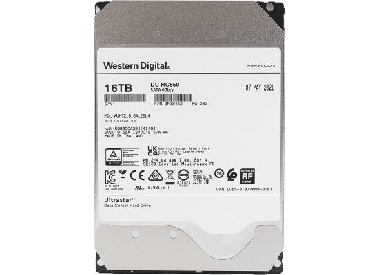 Western Digital UltraStar HDD Desktop Storage 16TB 7200RPM SATA 6Gb/s, 512MB Cache - 3.5 Hard Drive