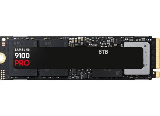 Samsung 9100 PRO 8TB PCIe 5.0 NVMe M.2 SSD-Sequential Read/Write (14800/13400 MB/s)