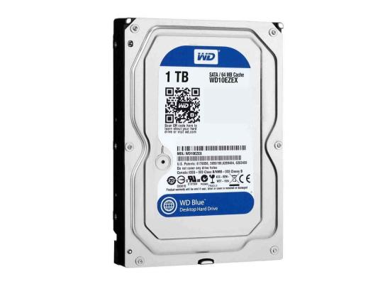 Western Digital Blue HDD Desktop Storage 1TB 7200RPM SATA 6 Gb/s, 64 MB Cache - 3.5 Hard Drive