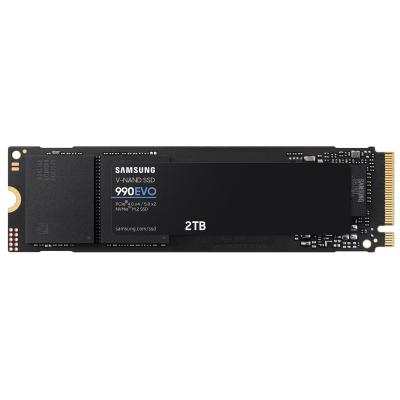 Samsung 990 EVO 2TB PCIe 4.0 NVMe M.2 SSD w/ Samsung V-NAND TLC Memory -Sequential Read/Write Up (5,000/4,200 MB/s)