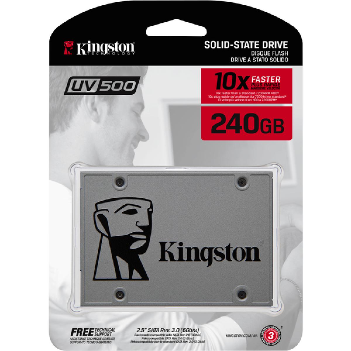 Kingston UV500 SSD 240GB SATA 3 2.5 Inch