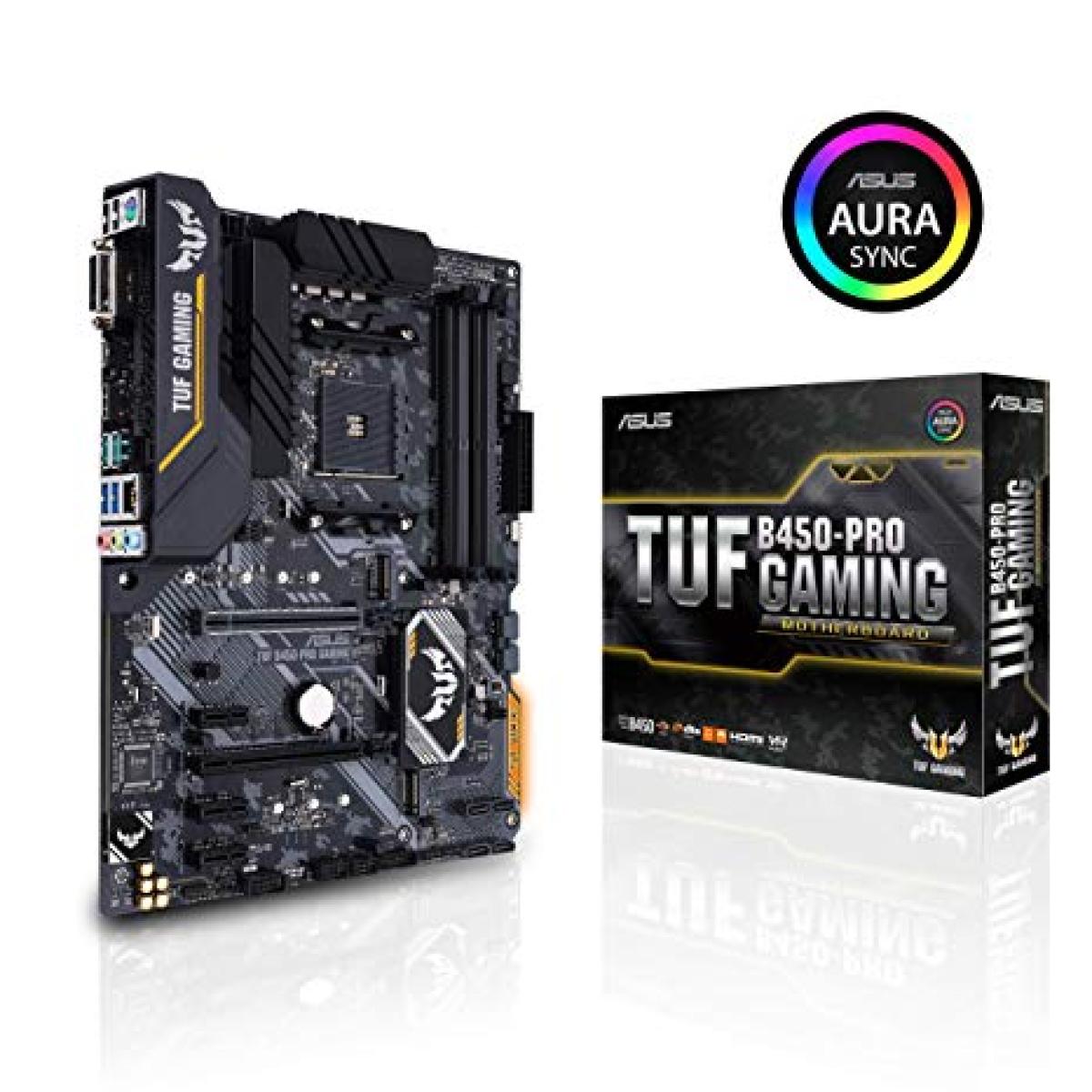 ASUS TUF B450-PRO GAMING AM4 MOTHERBOARD