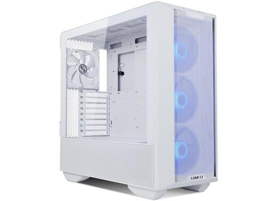 Lian Li LANCOOL 3 (3R-W) MESH (White) ARGB ATX Mid Tower Tempered Glass Gaming Case W/ Type-C & 4x140mm Fans (3xARGB Front + 1x Back)