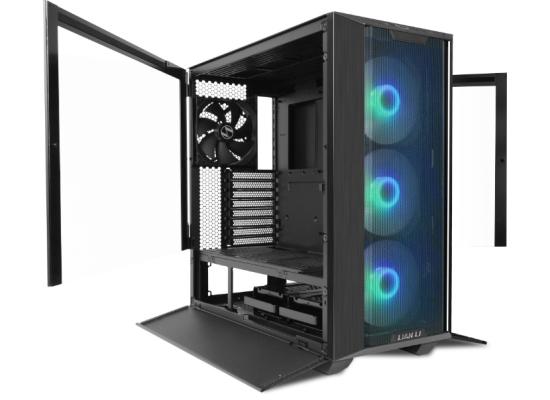 Lian Li LANCOOL 3 (3R-X) MESH (Black) ARGB ATX Mid Tower Tempered Glass Gaming Case W/ Type-C & 4x140mm Fans (3xARGB Front + 1x Back)