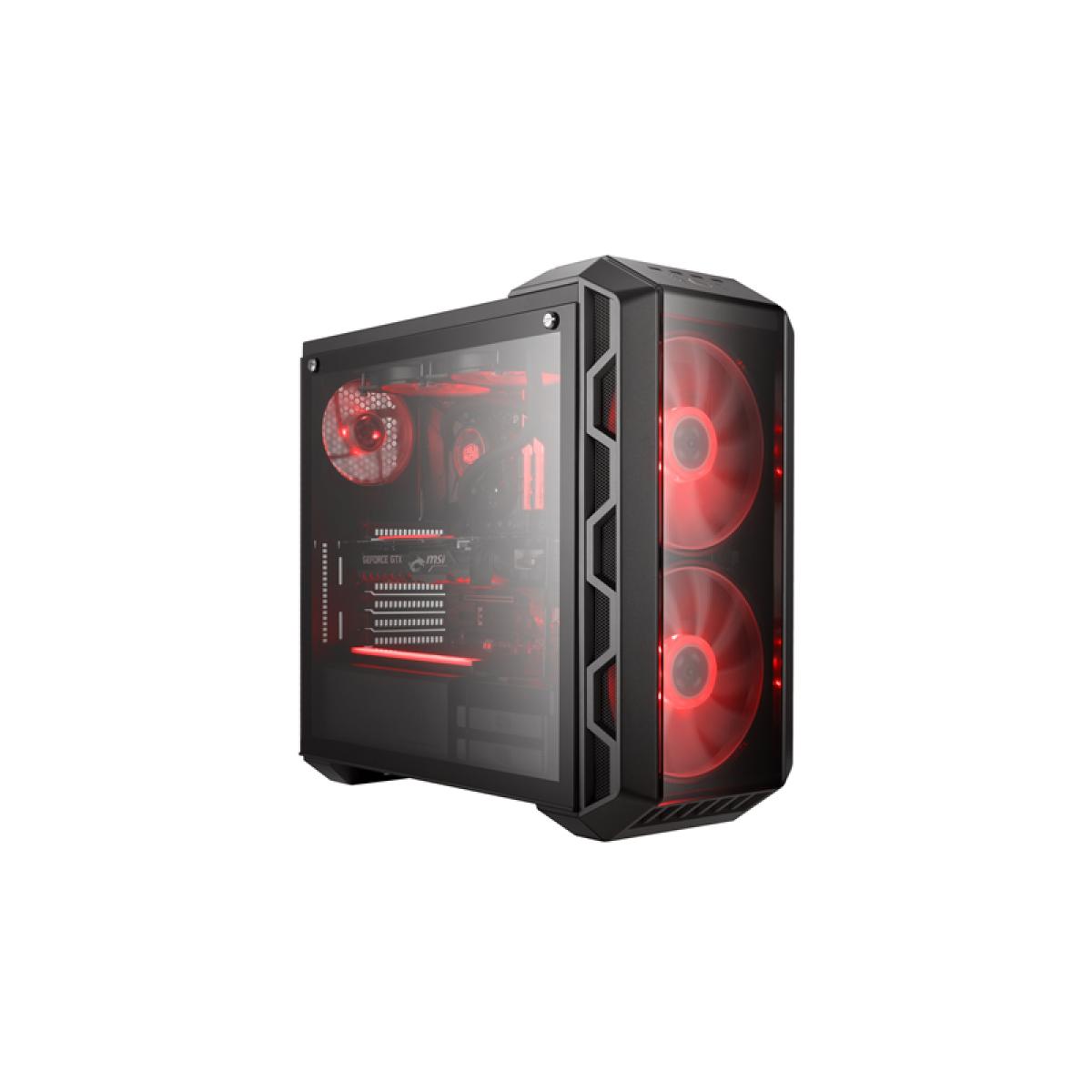 COOLER MASTER H500 Iron Gray Mid Tower Tempered Glass Gaming Case