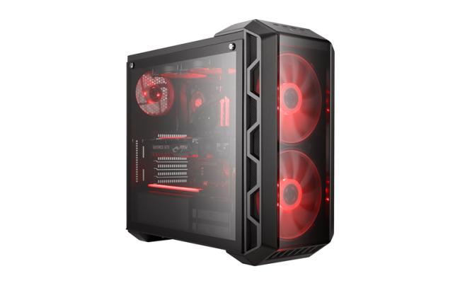 COOLER MASTER H500 Iron Gray Mid Tower Tempered Glass Gaming Case