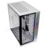Lian Li O11 Dynamic XL ROG Certified (White) Mid Tower Tempered Glass Gaming Case w/ ARGB Front Bar