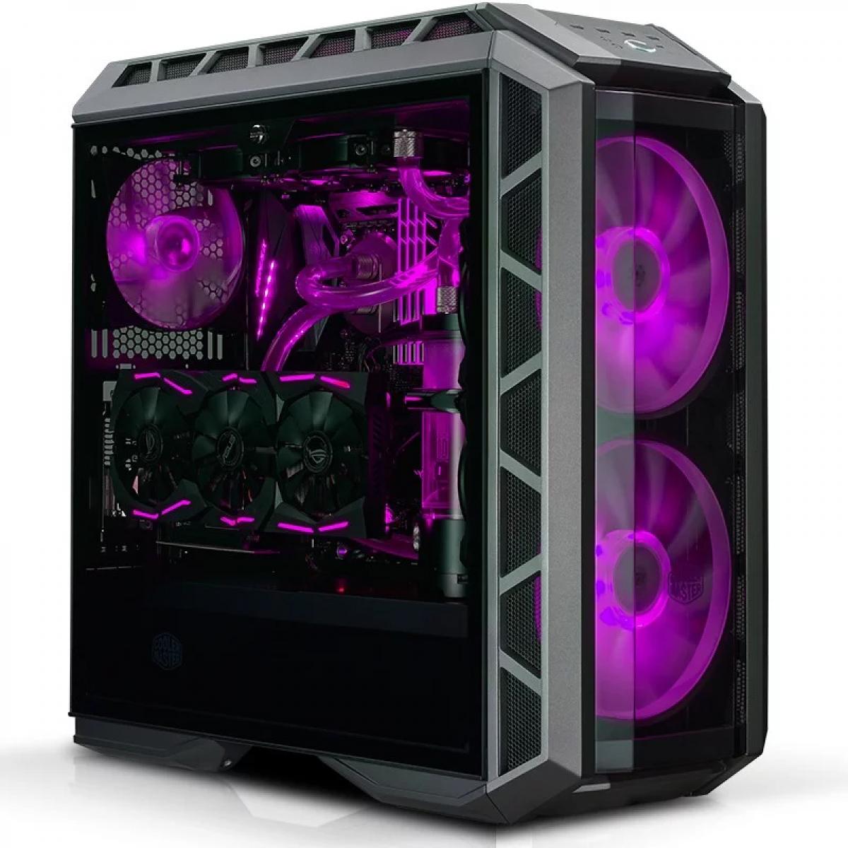COOLERMASTER H500P RGB Mid tower Tempered Glass Gaming Case