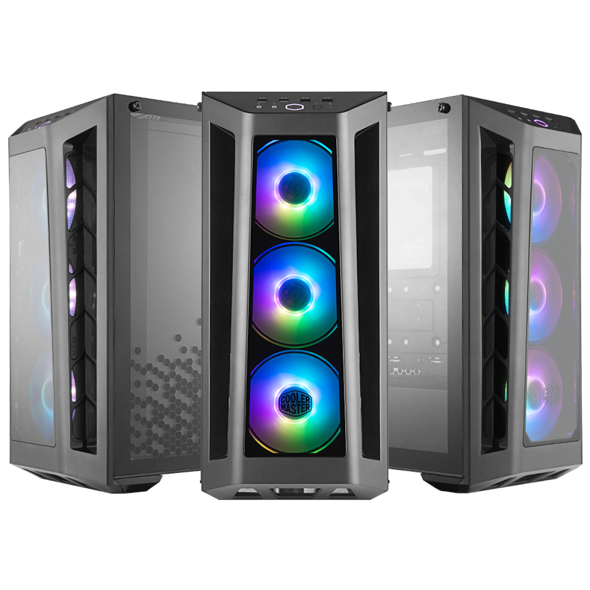 COOLER MASTER MASTERBOX MB530P Mid Tower Tempered Glass Gaming Case ...
