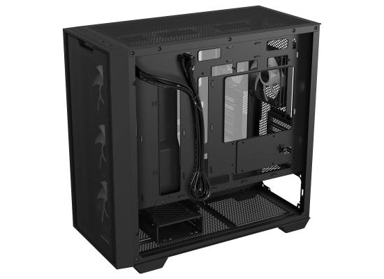 ASUS A21 PLUS (Black) Micro-ATX ARGB Mid Tower Tempered Glass Gaming Case, Front Performance Mesh Panel w/ 4 x120mm ARGB Fan