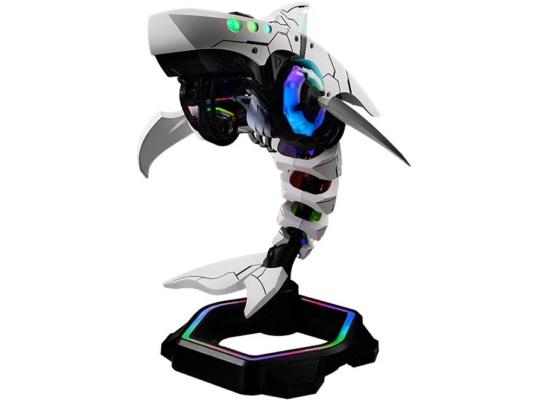 Cooler Master Shark X (White) Mini-ITX PC Case, Plastic & Steel, Mini-ITX (Intel Or AMD) Support, Pre-Built Setup Included (V850 SFX Gold + MASTERLIQUID 120 ATMOS Radiator + Sickleflow 120 Fan + 400mm PCI-E 4.0 x16 Riser Cable)