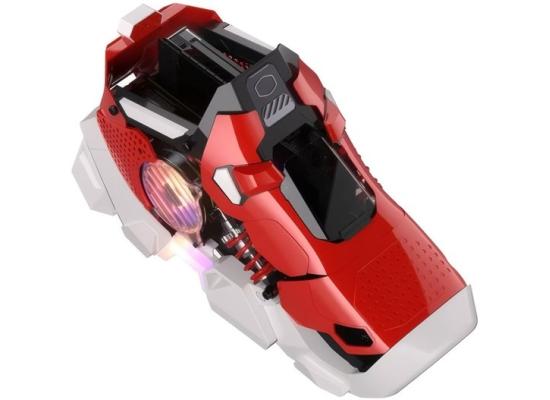 Cooler Master Sneaker X (Red) Advanced Mini-ITX PC Case, Plastic & Steel, Mini-ITX (Intel Or AMD) Support, Pre-Built Setup Included (SFX 850W Gold + Flux 360 Radiator + MF120 Halo Fan + 400mm PCI-E 4.0 x16 Riser Cable + PWM Fan & ARGB Controller)