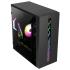 ABKONCORE L800 V1 Front RGB Spectrum Led Bar+1X Rear SP120 RGB Fan Tempered Glass Mid Tower Case w/ Led Button