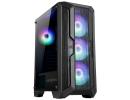ABKONCORE H250X Premium 4x120mm Fixed Spectrum Colors Fan Tempered Glass Mid Tower& Front Full Mesh Design Case
