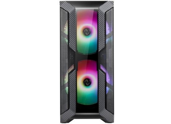 ABKONCORE H600A 200mm ARGB Fans and 120mm ARGB Fan, Two Side Tempered Glass Case