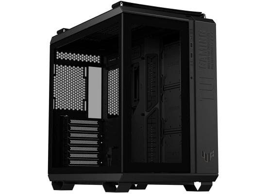 ASUS TUF Gaming GT502 (Black) Panoramic Dual Chamber Mid-Tower Tempered Glass Gaming Case w/ Full Modular Design, Type-C, Tool-Free Side Panels