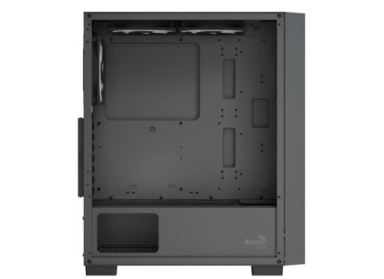 AeroCool B509A Flow (Black) ARGB Stylish ATX Mid Tower Tempered Glass Gaming Case w/ Mesh Front & 6 Pre-installed 120mm ARGB Fans