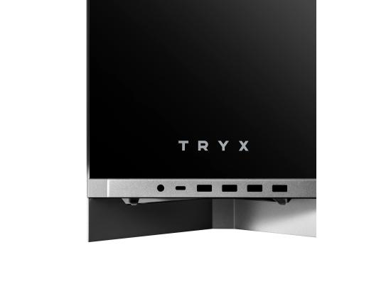 TRYX LUCA L70 (Black) E-ATX Mid Tower Aesthetic Panoramic Tempered Glass Design Gaming case, Type-C, Up To 420mm Radiator, BTF Support