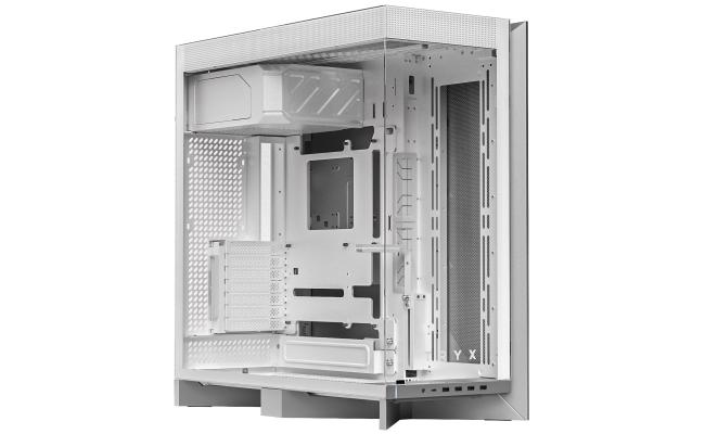 TRYX LUCA L70 (White) E-ATX Mid Tower Aesthetic Panoramic Tempered Glass Design Gaming case, Type-C, Up To 420mm Radiator, BTF Support