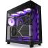 NZXT H6 Flow RGB Perforated Compact Dual-Chamber Mid-Tower Tempered Glass Gaming Case w/ 3xF120 RGB Fans & USB Type-C Port - Black