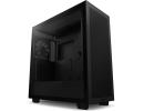 NZXT H7 Flow ATX Tempered Glass Mid Tower Perforated & Ventilated Gaming Case w/ 2x120mm Fans & USB Type-C Port -Matte Black