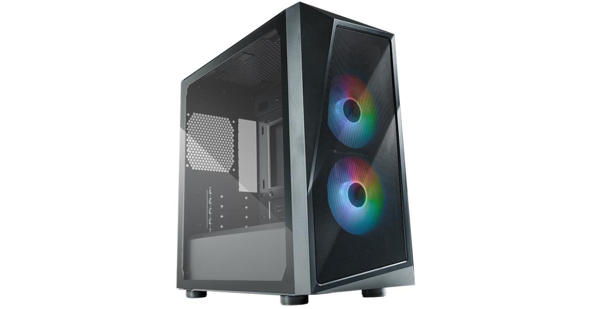 Cooler Master CMP 320 ARGB Mini Tower Tempered Glass Gaming Case w/ 2 ...