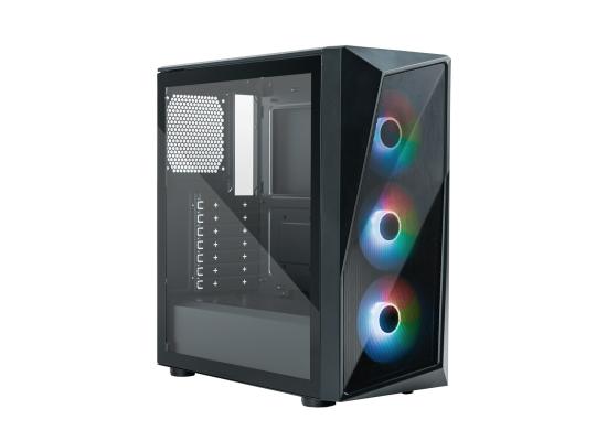 COOLER MASTER CMP 520 ARGB Mid Tower Tempered Glass Gaming Case w/ 3 x120mm ARGB Fan