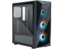 COOLER MASTER CMP 520 ARGB Mid Tower Tempered Glass Gaming Case w/ 3 x120mm ARGB Fan