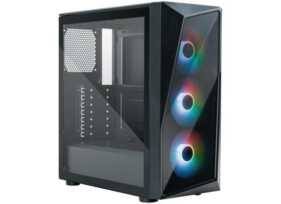 COOLER MASTER CMP 520 ARGB Mid Tower Tempered Glass Gaming Case w/ 3 x120mm ARGB Fan