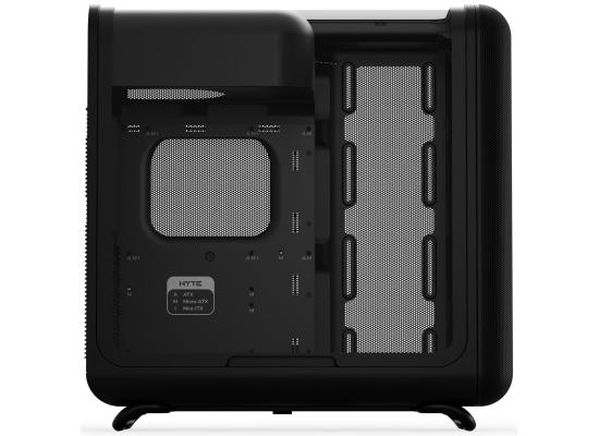HYTE X50 ATX Mid Tower Modern Performance Case, Micro Mesh Ventilation, Thick Laminated Acoustic Glass (Pitch Black)