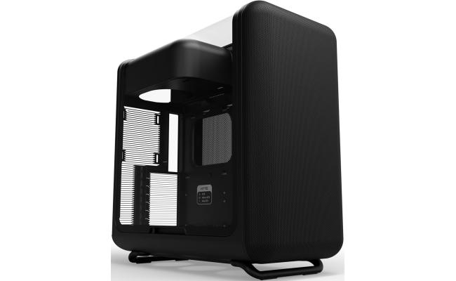 HYTE X50 ATX Mid Tower Modern Performance Case, Micro Mesh Ventilation, Thick Laminated Acoustic Glass (Pitch Black)