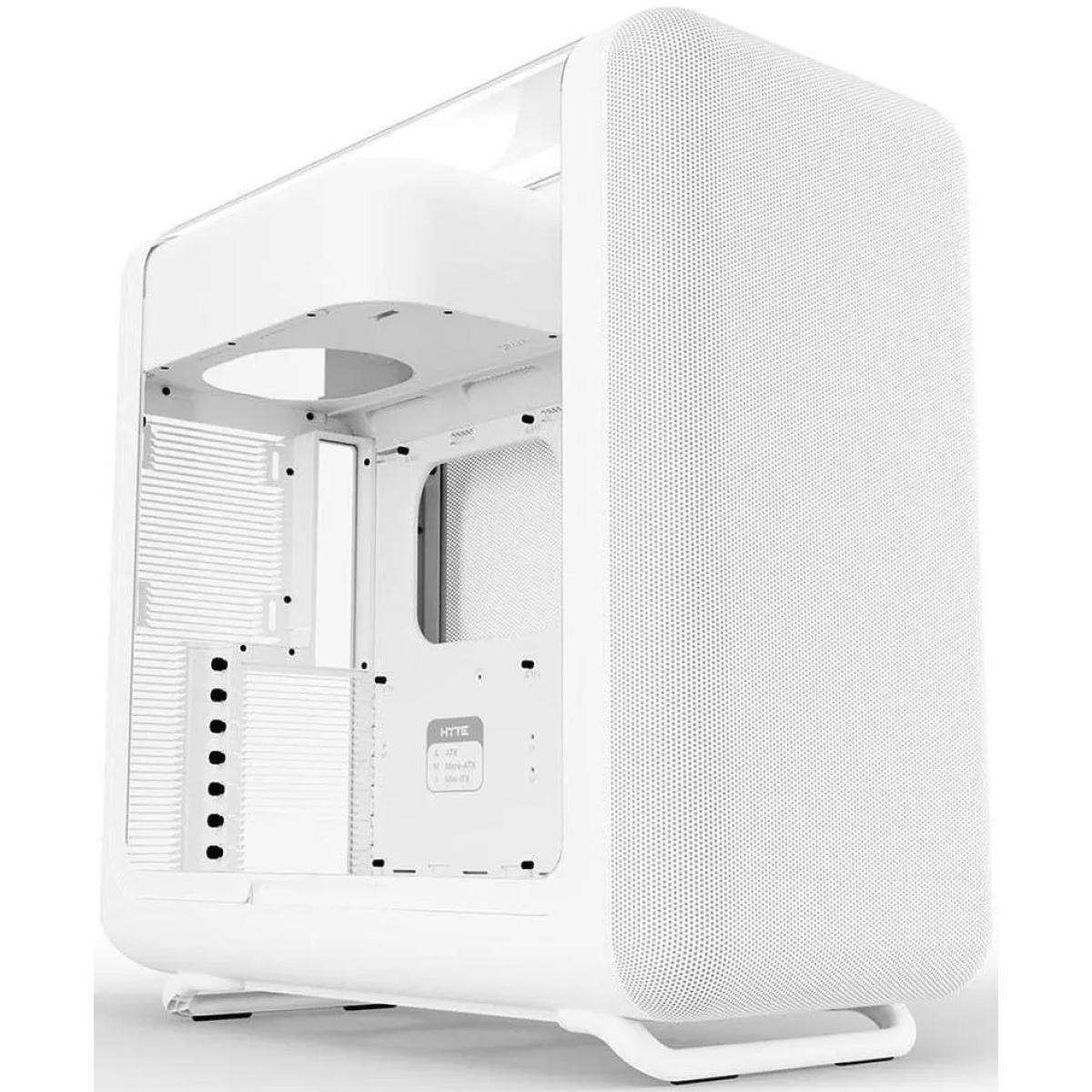 HYTE X50 ATX Mid Tower Modern Performance Case, Micro Mesh Ventilation, Thick Laminated Acoustic Glass (Snow White)