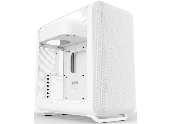 HYTE X50 ATX Mid Tower Modern Performance Case, Micro Mesh Ventilation, Thick Laminated Acoustic Glass (Snow White)