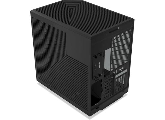 HYTE Y70 Standard Edition (Non-Touch) Dual Chamber ATX Mid Tower Modern Aesthetic Gaming case, Enhanced Edition, Panoramic Tempered Glass Design, w/ PCIE 4.0 Riser Cable (Pitch Black)