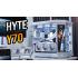 HYTE Y70 Touch Infinite Dual Chamber ATX Mid Tower Modern Aesthetic Gaming case, Enhanced Edition, Panoramic Tempered Glass Design, w/ 14.9”  IPS 2.5 60Hz KTouchscreen & PCIE 4.0 Riser Cable (Snow White)