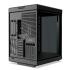 HYTE Y70 Touch Infinite Dual Chamber ATX Mid Tower Modern Aesthetic Gaming case, Enhanced Edition, Panoramic Tempered Glass Design, w/ 14.9”  IPS 2.5 60Hz KTouchscreen & PCIE 4.0 Riser Cable (Black)