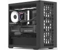AeroCool D302A (Black) ARGB Stylish Mesh Front Panel Design mATX Mini Tower Tempered Glass Gaming Case w/ USB Type-C, 4X120mm ARGB Fans & Back Connector Motherboard Support