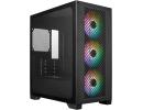 COOLER MASTER Elite 301 (Black) Micro-ATX ARGB Mini Tower Tempered Glass Gaming Case, Front Performance MESH Panel w/ 3 x120mm ARGB Fan & USB Type C