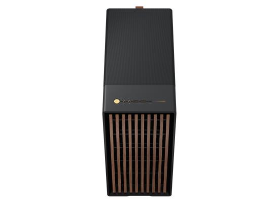Fractal Design North (Charcoal Black TG Side) Mid-Tower Elegance Front Wood Gaming Case w/ Type-C & (Front) 2 x 140 mm PWM Fans